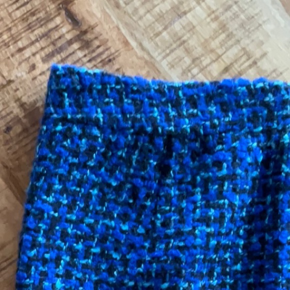 J. Crew Blue Mini Pencil Skirt for Work - Picture 5 of 7